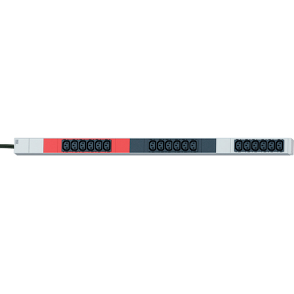 BACHMANN IT-Steckdosenleiste Basic, 1 HE, 18-fach, PDU Level