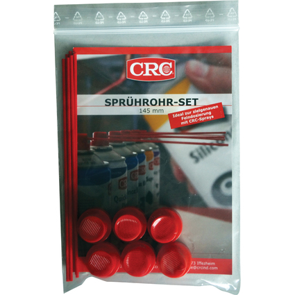 CRC Sprhrohr-Set fr CRC Spraydosen, 100 mm, rot