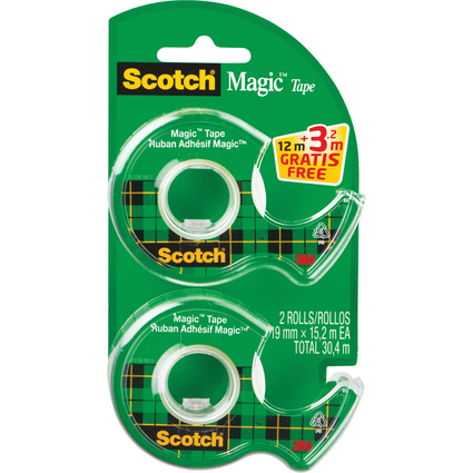 Scotch Handabroller Magic, transparent, bestckt
