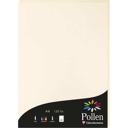 Pollen by Clairefontaine Papier DIN A4, elfenbein