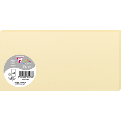 Pollen by Clairefontaine Karte DL, chamois