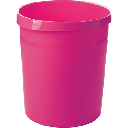 HAN Papierkorb GRIP TREND COLOURS, PP, 18 Liter, pink