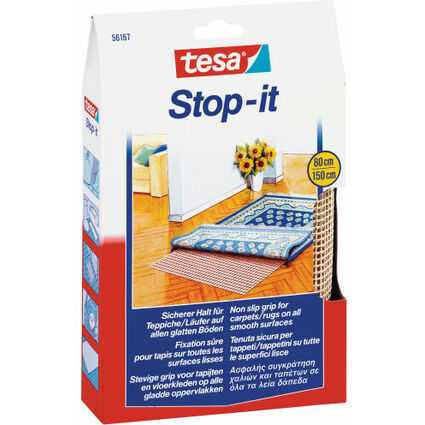 tesa Stop-it Anti-Rutschmatte, 800 mm x 1,5 m, beige