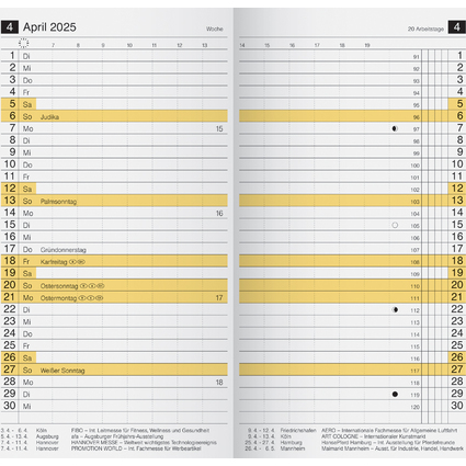 rido id Kalender-Einlage "M-planer", 2025