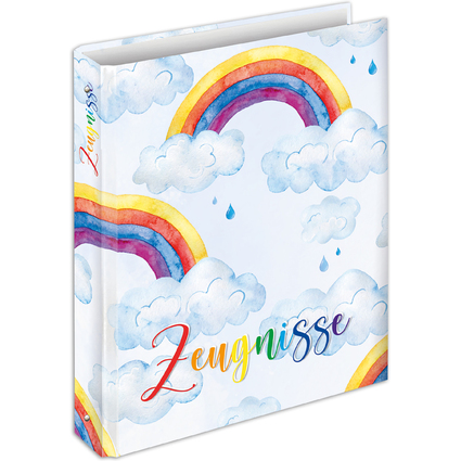 RNK Verlag Zeugnisringbuch "Rainbow", DIN A4, 250 x 315 mm