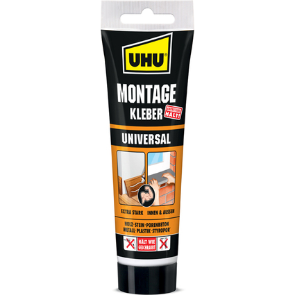 UHU Montagekleber Universal, lsemittelfrei, 200 g Tube