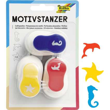 folia Motivstanzer "Ganzjahresmotive", klein, Set 3