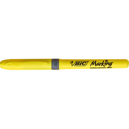 BIC Textmarker "Highlighter Grip", Keilspitze, gelb