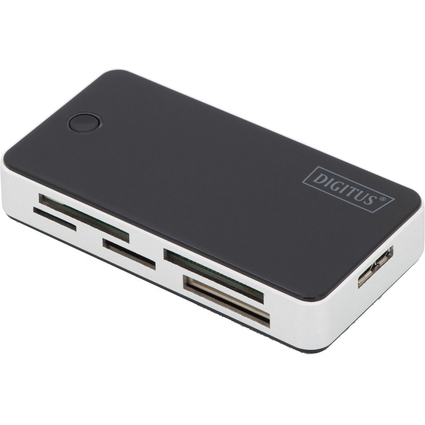 DIGITUS USB 3.0 Card Reader "All-in-one", schwarz / silber