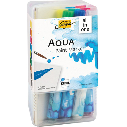 KREUL Aqua Paint Marker SOLO Goya, Powerpack XXL