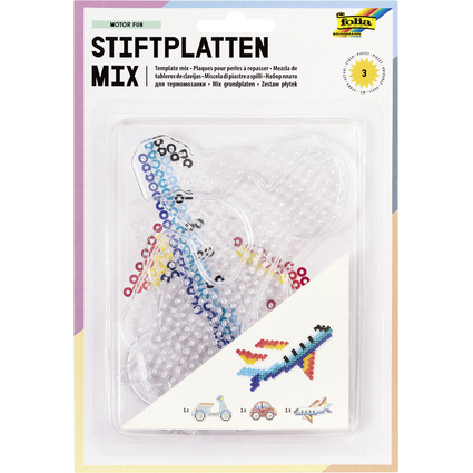 folia Bgelperlen Stiftplatten FAHRZEUGE, sortiert