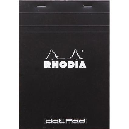 RHODIA Notizblock "dotPad", DIN A5, gepunktet, schwarz