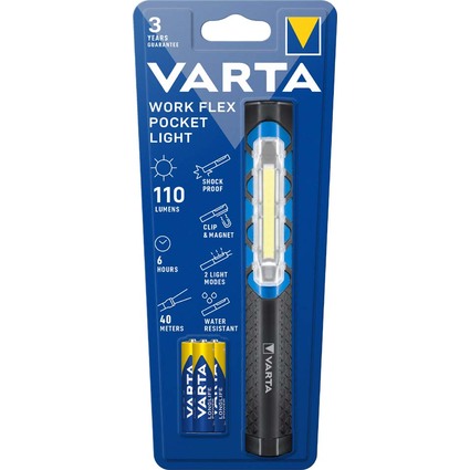 VARTA Arbeitsleuchte "Work Flex Pocket Light", 3 AAA