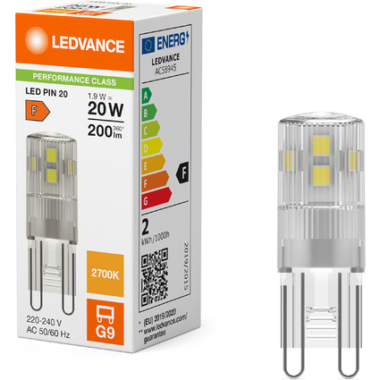 LEDVANCE LED-Lampe LED PIN, 1,9 Watt, G9