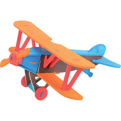 Marabu KiDS 3D Puzzle "Flugzeug Doppeldecker", 25 Teile