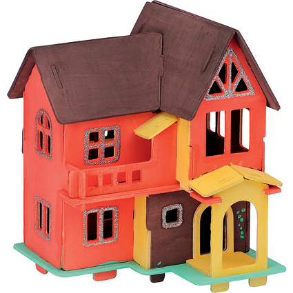 Marabu KiDS 3D Puzzle "Traumhaus", 33 Teile