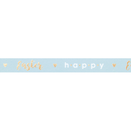 folia Deko-Klebeband Washi-Tape HOTFOIL Happy Easter