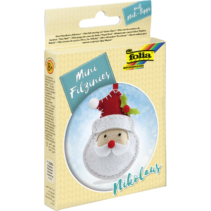 folia Mini Filz-Nhset "Filzinies", 14-teilig, Nikolaus