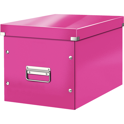 LEITZ Ablagebox Click & Store WOW Cube L, pink