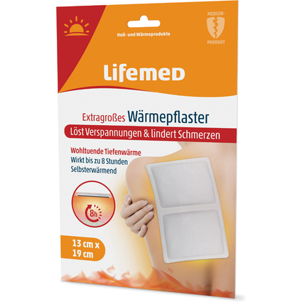 Lifemed Wrmepflaster, 190 x 130 mm, wei