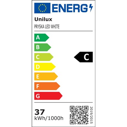 UNiLUX LED-Deckenfluter PRYSKA, dimmbar, Buche/wei