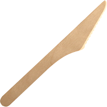 NATURE Star Holz-Messer, aus Birkenholz, Lnge: 160 mm