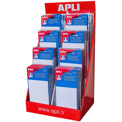 APLI Sortiment Etiketten, im Display