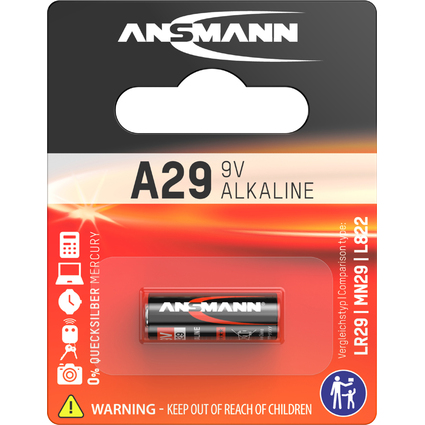 ANSMANN Alkaline Batterie A29, LR29, 1er Blister