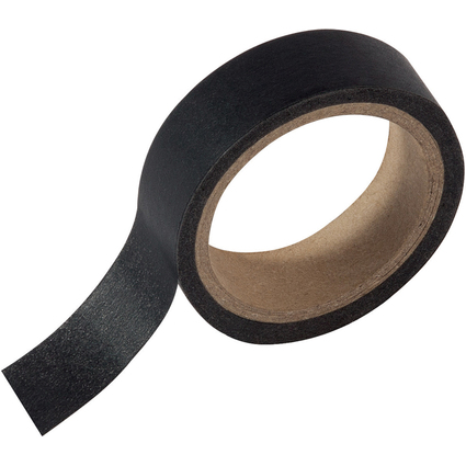 sigel Markierungsband Masking Tape, auf Rolle, schwarz