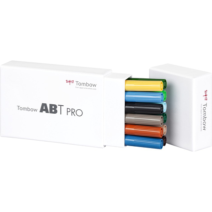 Tombow Marker ABT PRO, 12er Set Landscape Colors