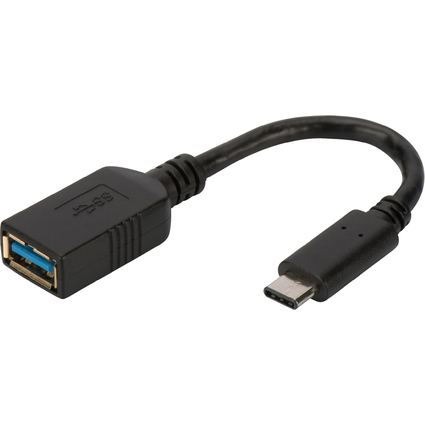 DIGITUS USB 3.0 Adapterkabel, USB-C - USB-A, 0,15 m