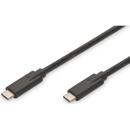 DIGITUS USB 3.1 Anschlusskabel, USB-C - USB-C Stecker, 1,0 m