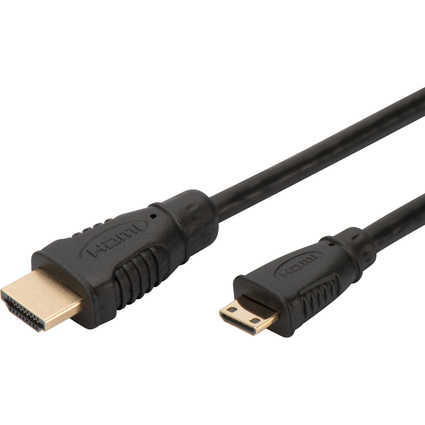 DIGITUS Anschlusskabel High Speed, HDMI-A - Mini HDMI-C