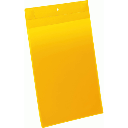 DURABLE Neodym-Magnettasche, DIN A4 hoch, gelb