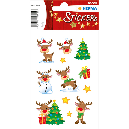 HERMA Weihnachts-Sticker DECOR "Little Rudolph"