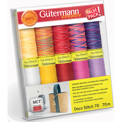 Gtermann Nhfaden-Set Deco Stitch 70, "Sortierung 1"