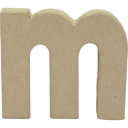 dcopatch 3D-Buchstabe "m", Pappmach, 95 x 85 mm