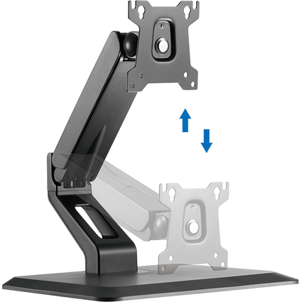 LogiLink Touchscreen-Monitorarm mit Standfu, schwarz