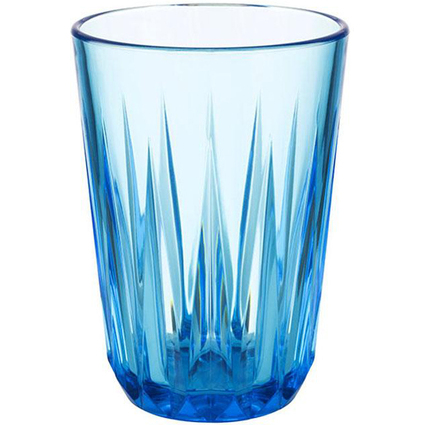 APS Trinkbecher CRYSTAL, 0,15 Liter, blau