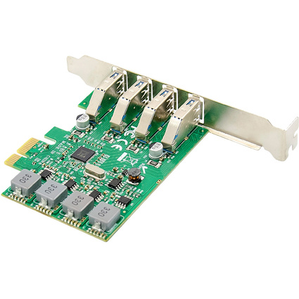 DIGITUS USB 3.0 PCI Express Add-On Karte, 4-Port