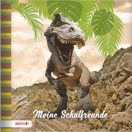 ROTH Freundebuch "Tyrannosaurus", 165 x 165 mm, 64 Seiten