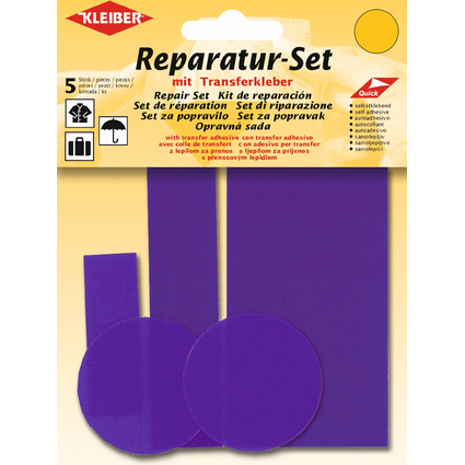 KLEIBER Flicken-Reparatur-Set, lila