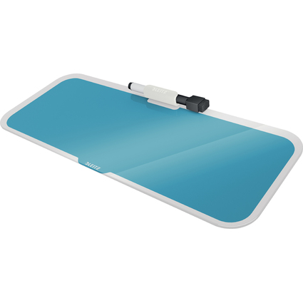 LEITZ Glas-Memoboard Cosy fr den Schreibtisch, blau