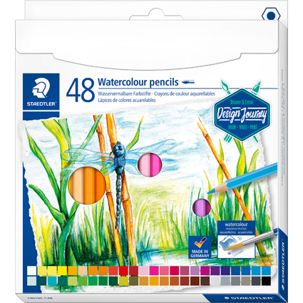 STAEDTLER Aquarellstift Design Journey, 48er Kartonetui