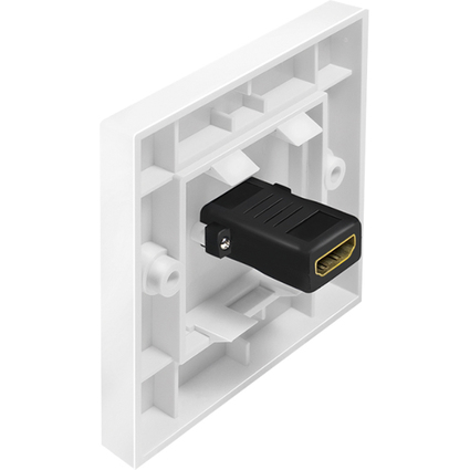 LogiLink Anschlussdose, HDMI Kupplung - HDMI Kupplung, wei