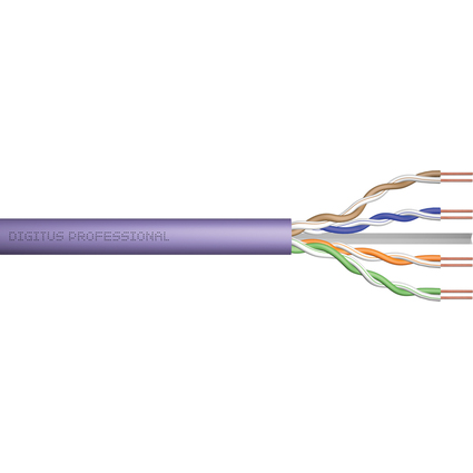 DIGITUS Installationskabel Kat.6, U/UTP, simplex, 305 m, Dca