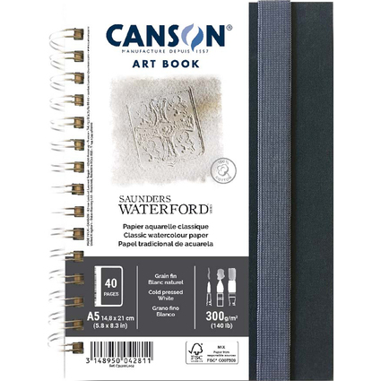 CANSON Skizzenbuch ART BOOK Saunders Waterford, DIN A5