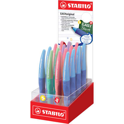 STABILO Tintenroller EASYoriginal, 16er Display