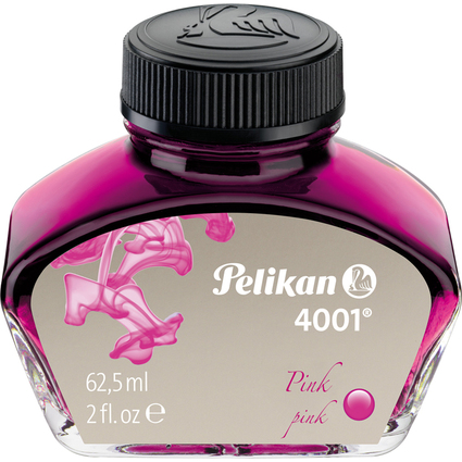 Pelikan Tinte 4001 im Glas, pink, Inhalt: 62,5 ml