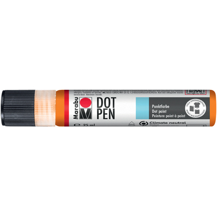 Marabu Punktfarbe Dot Pen, 25 ml, orange